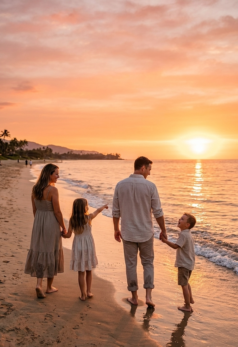 viaje familia playa